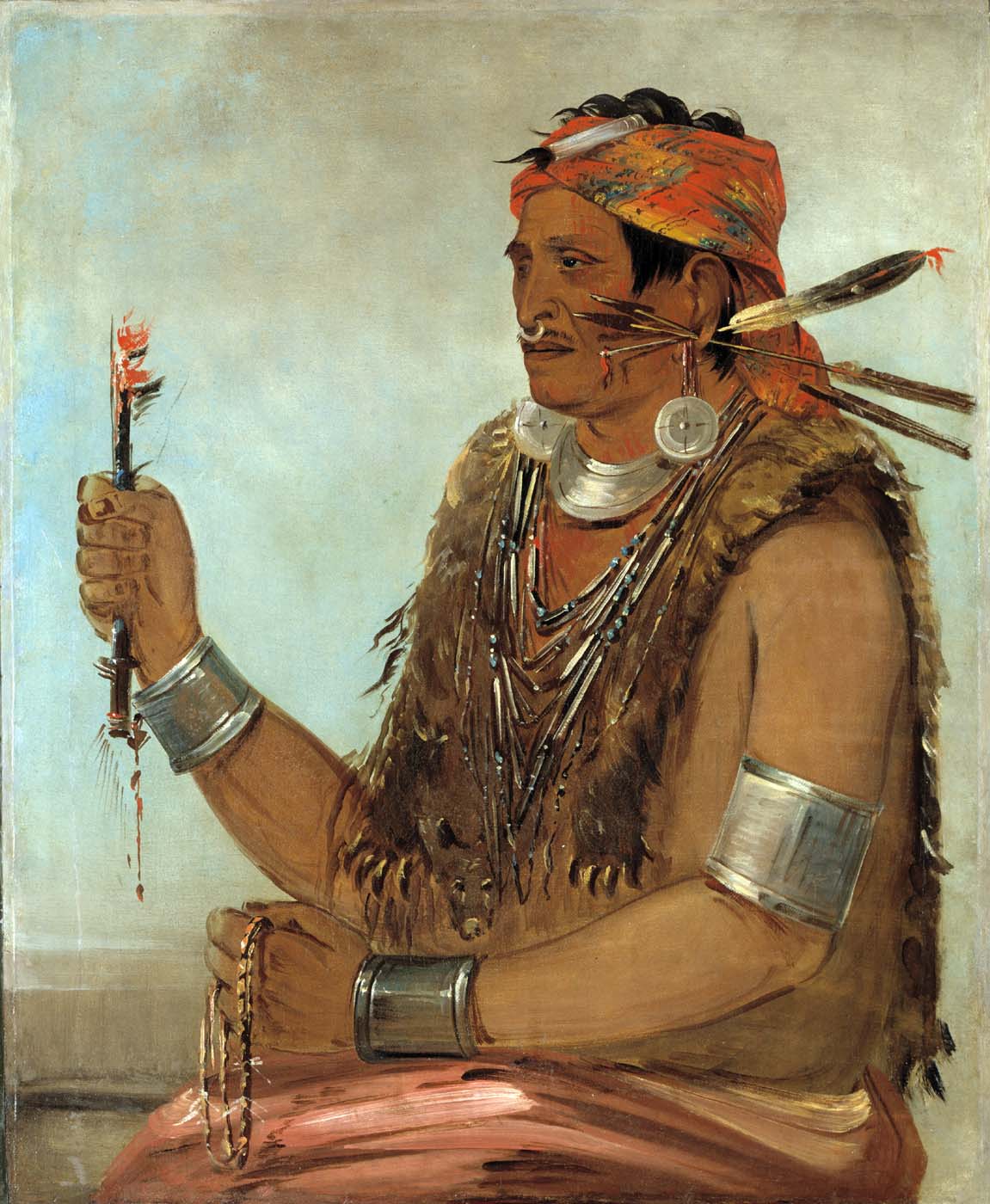 George Catlin's portrait of the Prophet